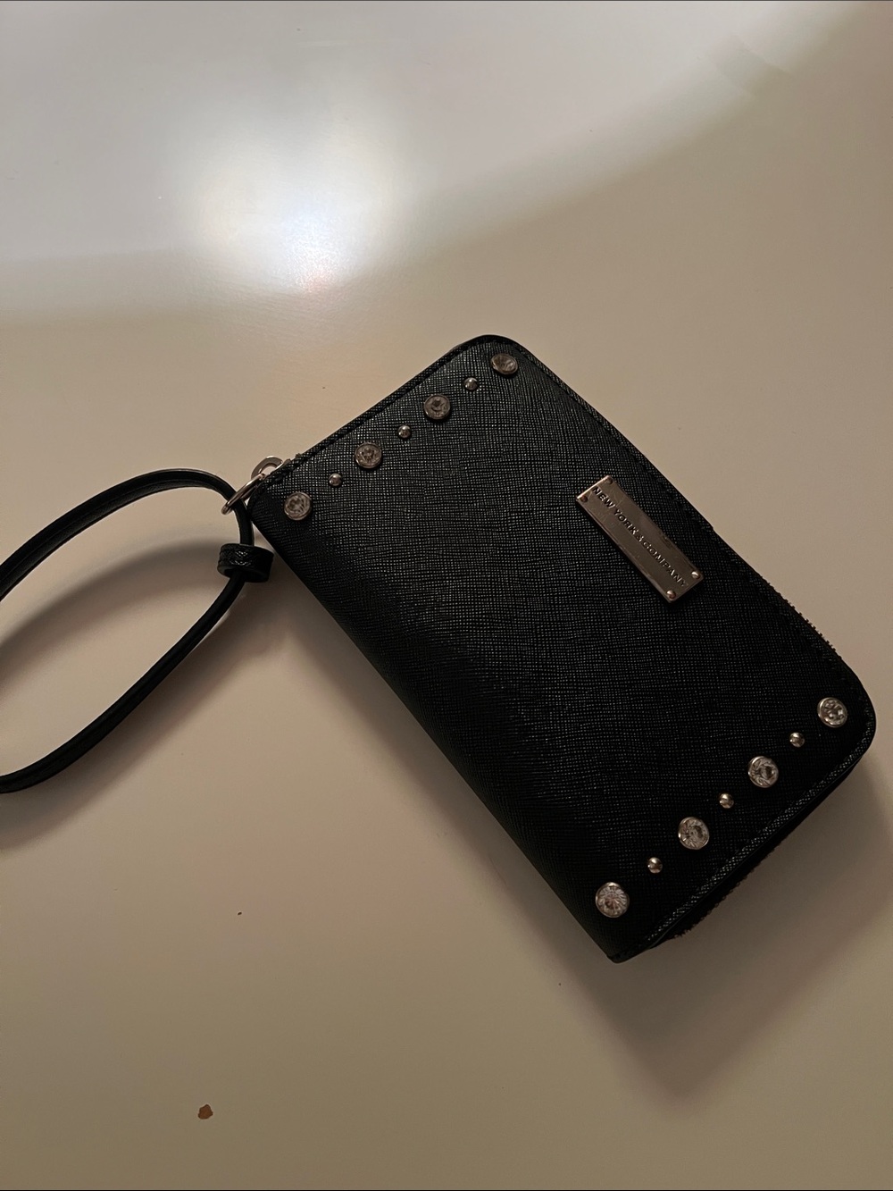 New York & Company Black Wristlet